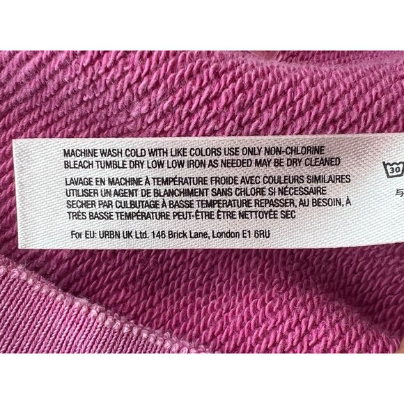 Free People Movement Pink Oversized Cozy Crew Neck Casual Athleisure Sweatshirt - Picture 15 of 16